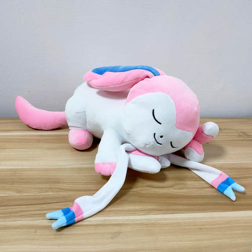 New Sleeping Sylveon Pokemon Fairy Ibuki Plush Toy Dolls Toy