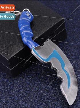 Game  DOTA2 knife model keychain Tower mini jump knife weapo