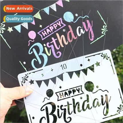 happybirthday Happy Birthday Theme DIY Painting Template Cou