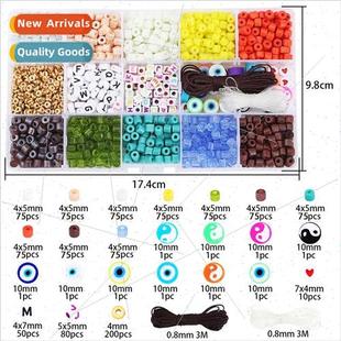 beads letter beading kit rice material handmad grid