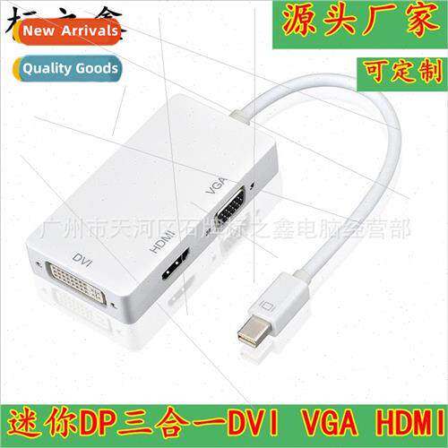 Mini mini DP to DVI laptop HDMI computer VGA converter Thund