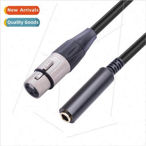 New 6.35 Female to XLR Female Audio Adaptor Cable/Ca Female
