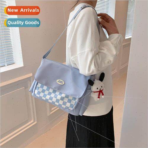 New plaid ins female students out mori ancient sense shoulde