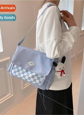 New plaid ins female students out mori ancient sense shoulde