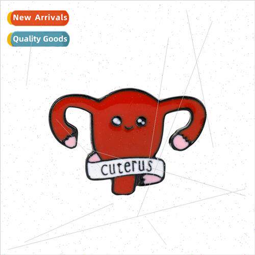 CUTERUS Maternity Womb Brooch Creative Human Organs Styling