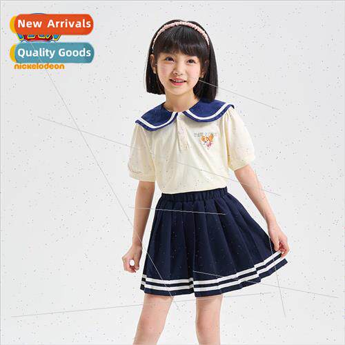 Woof Woof Girls Half Skirt Set Kyoto Cotton 2023 Summer Wome