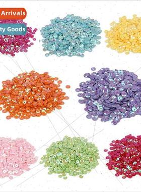 6mm color plated sequins nest handmade diy decorative materi
