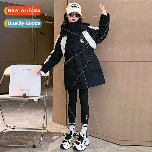Girls rushing jacket down jacket three-in-one jacket 2023 wi