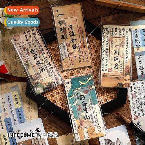 -adhesive sticker book Thousand Autumn Shengshi series natio