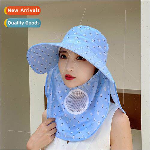 Summer sunshade mask cap female sunscreen face Korea large-b