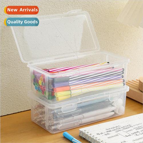 Pencil Organizer Large Capacity Transparent Stationery Organ