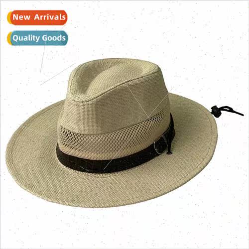 Mens and womens straw hat summer straw hat outdoor travel be