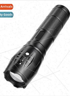 Bright flashlight t6 q5 mini zoom led rechargeable flashligh