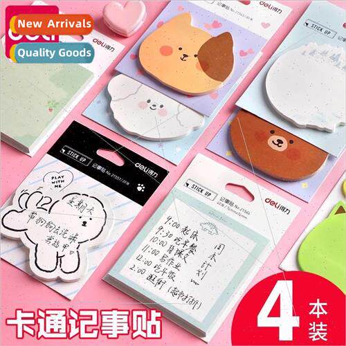 students with sticky notes cute cartoon girl sticky strong n