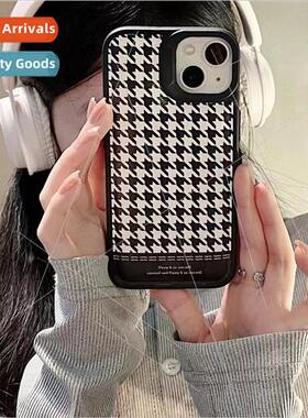 Niche plaid three-dimensional bow 适用 iPhone14 Apple 13ProM
