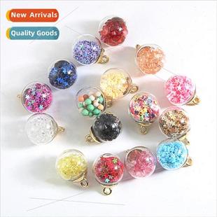 sequins crystal glass Colorful diy stars ball transparent