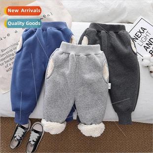winter pants new boys waist Childrens high warm