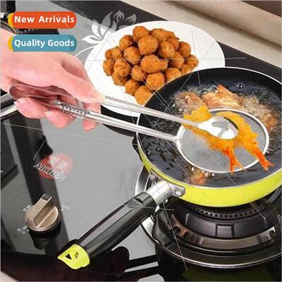Stainless steel funnel frying food frying spoon fishing tofu
