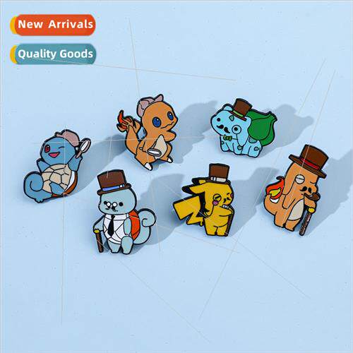 Personalized cartoon Pokémon character pin Pokémon Bowler