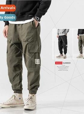 American retro work pants mens spring and fall  hundred harn