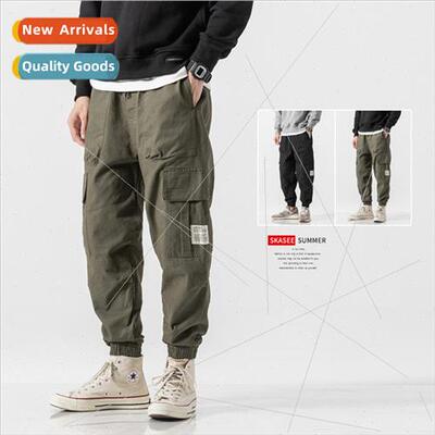 American retro work pants mens spring and fall  hundred harn