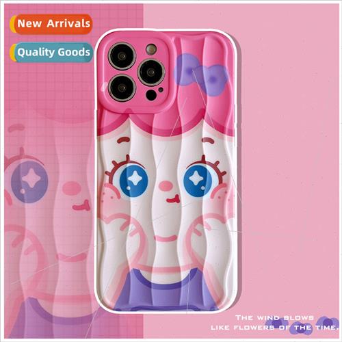 Soft cute cute chubby girl 适用 13ProMax phone case iPhone 1