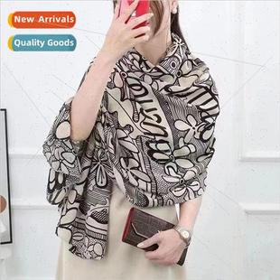 scarf female ethnic and warm linen winter Cotton fall