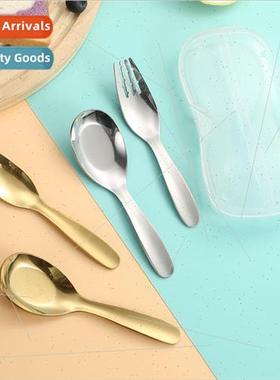 Stainless steel childrens spoons 适用k cutlery baby spoon mo