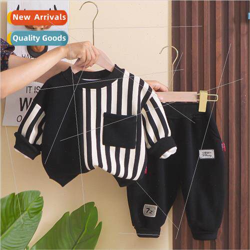 2023 winter new childrens cartoon two-piece Korean vertical