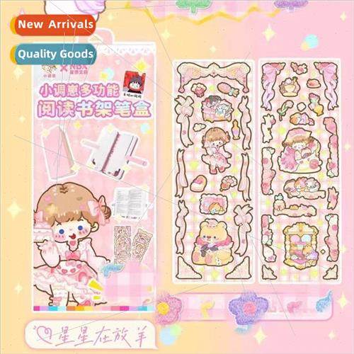 The new tuning pen box multifunctional reading bookshelf pen