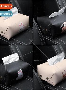 Car tissue box draw car seat back hanging paper draw car tem