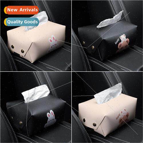 Car tissue box draw car seat back hanging paper draw car tem