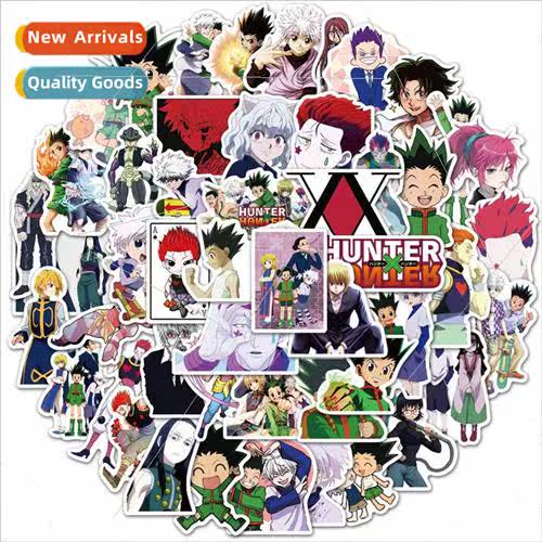 50 -repeating Japanese anime full-time hunter stickers lugga