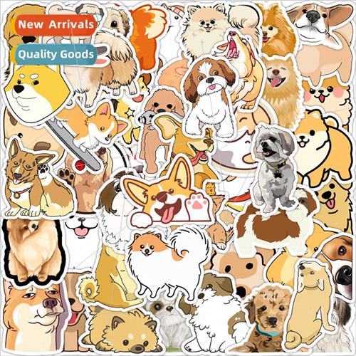 50 cartoon animals cute cartoon dog notebook luggage doodle