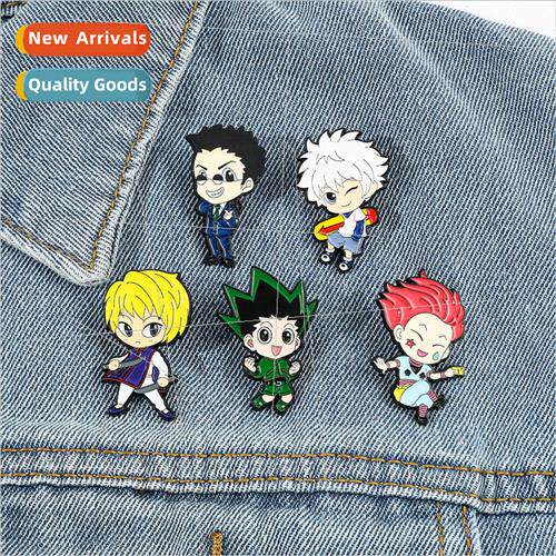 Full-time hunter anime  alloy lacquer brooch cos cartoon cha