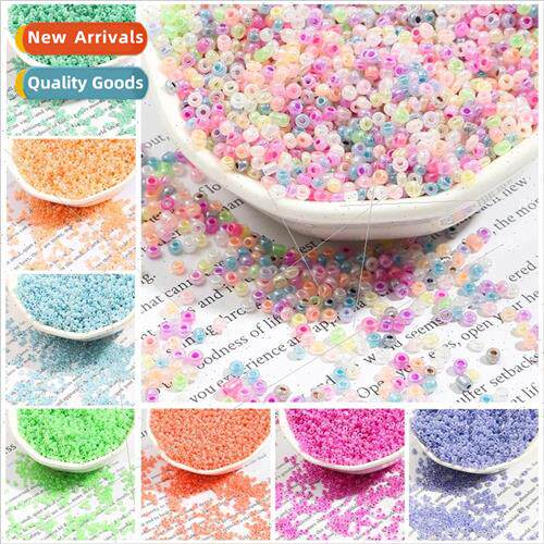 2 3mm glass cream rice beads loose beads beading accessories