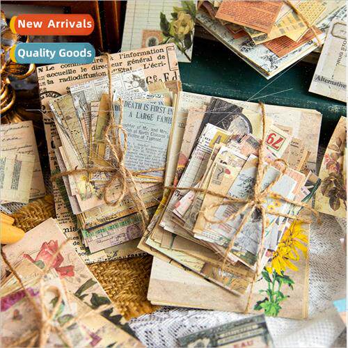 Memory Theater Series Material Pack Vintage English Old News