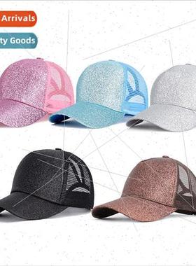 Spring and summer baseball cap ponytail cap sunscreen sunsha