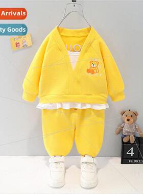 Girls fall suit suit childrens clothing new small children b