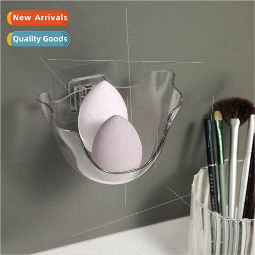 Powder puff holder beauty egg organizer can be wall-mounted