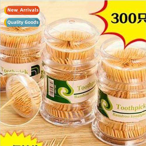Natural bamboo bamboo wood disposable toothpicks boxed porta