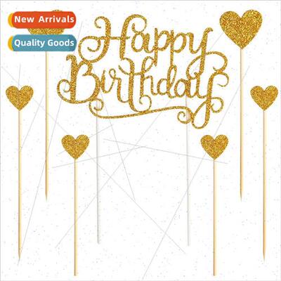 Love English Cake Insert Baking Cake Decoration Party Decora