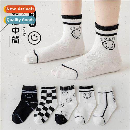 Fall and winter new childrens socks boys and girls cotton so