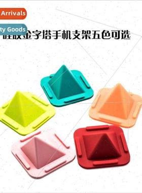 Italian silicone cell phone holder pyramid anti-skid car des