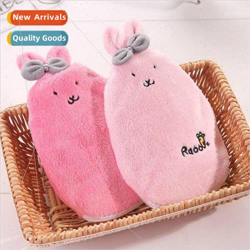 Cartoon flushing hot water bag anti-scalding velvet warm wat