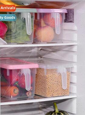 Refrigerator Storage Box Rectangle with d Fruit and Vegetabl