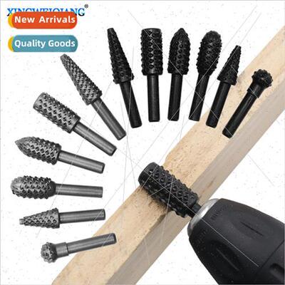 Woodworking shaped rotary file 6pcs wood carving root carvin