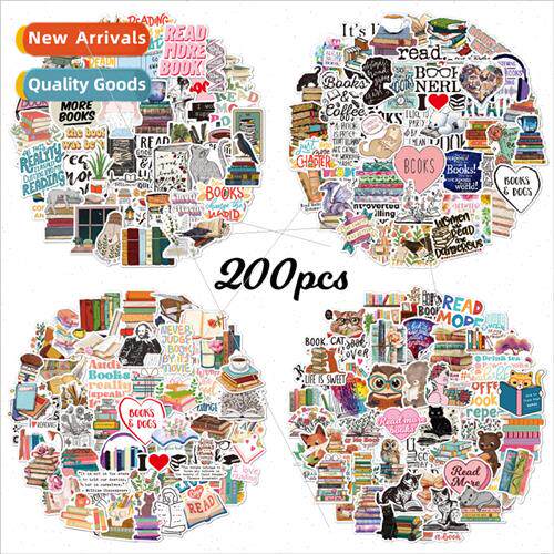 Reading stickers 50 pcs of stationery water cup cell phone k