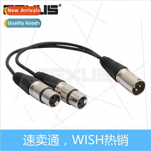 XLR XLR cable in two 30CM XLR male to 2 female audio cable X