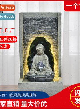 Buddha flowing water ornaments office desktop fountain humid